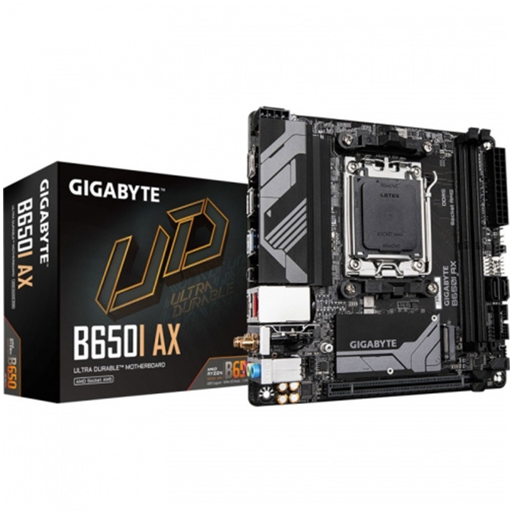 Placa de baza Gigabyte B650I AX, AMD B650, DDR5, Socket AM5, mITX