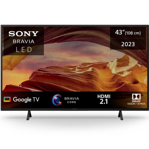 Televizor LED Sony 43X75WL, 43 inch, Smart Google TV, 4K, Ultra HD, Negru, KD43X75WLPAEP