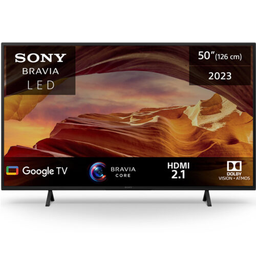 Televizor LED Sony 50X75WL, 50 inch, Smart Google TV, 4K, Ultra HD, Negru, KD50X75WLPAEP