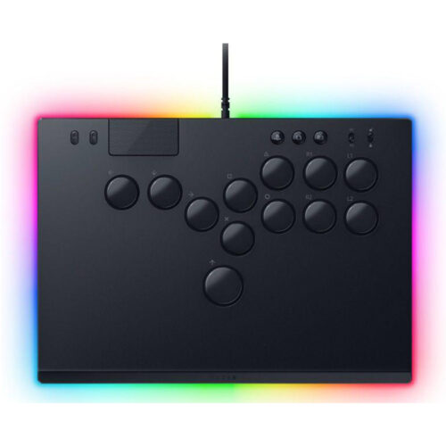 Controller Razer Kitsune All Buton Optical Arcade pentru PS5 si PC, RGB Chroma, USB-C, Negru, RZ06-05020100-R3G1