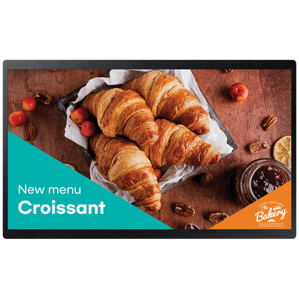 Ecran profesional LFD Monitor Signage Samsung QB24C, 24 inch, FHD, 14ms, 2.5GB RAM, stocare 8GB, HDMI, LH24QBCEBGCXEN