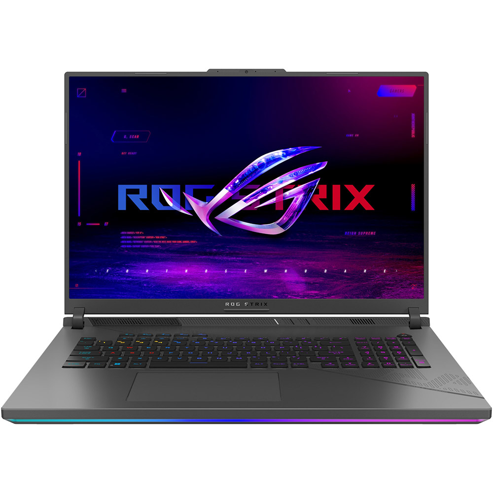 Laptop Gaming Asus ROG Strix SCAR 18 G834JZR-R6076, I9-14900HX, 18 inch, 64GB RAM, 1TB SSD, nVidia GeForce RTX 4080, No OS, Off Black