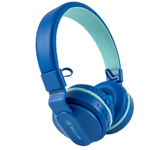 Casti Over-Ear Bluetooth Tellur Buddy, Albastru, TLL511501