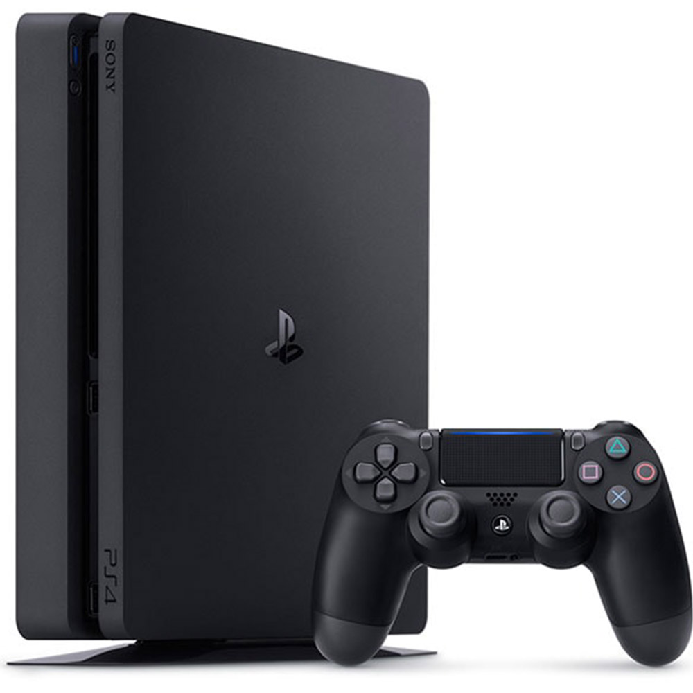 Consola Sony PlayStation 4 Slim, 500GB, Negru, SYPS4SLIM500GB-FCHASSIS-BK