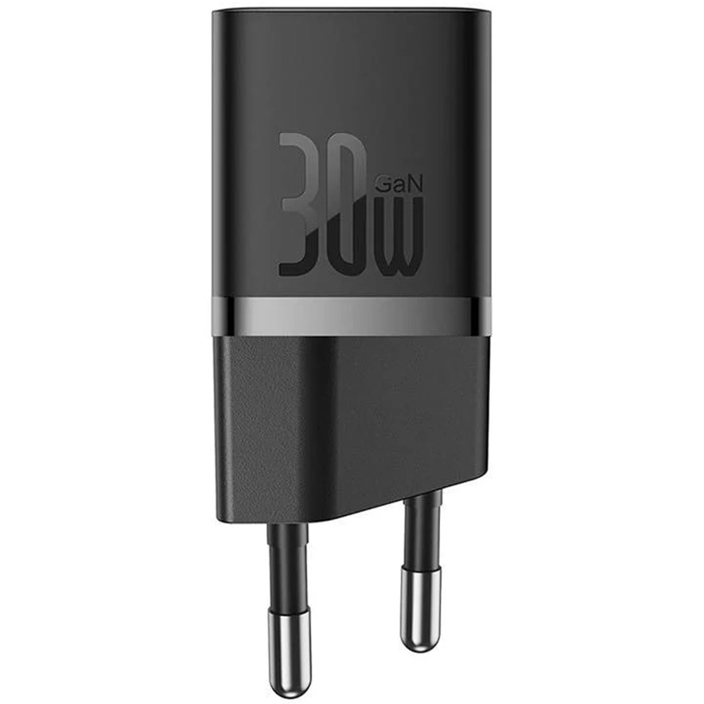 Incarcator retea Baseus, GaN5 Fast Charger 30W, 1 x USB Type-C 5V/3A, Negru