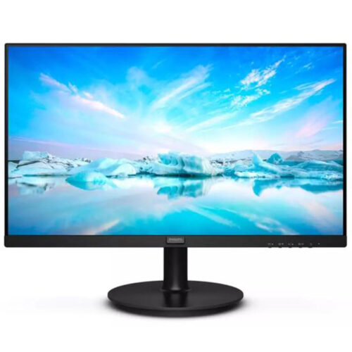 Monitor LCD VA LED Philips 241V8LAB/00, 23.8 inch, FHD, VGA, HDMI, Boxe, 100 Hz, 4 ms, Negru