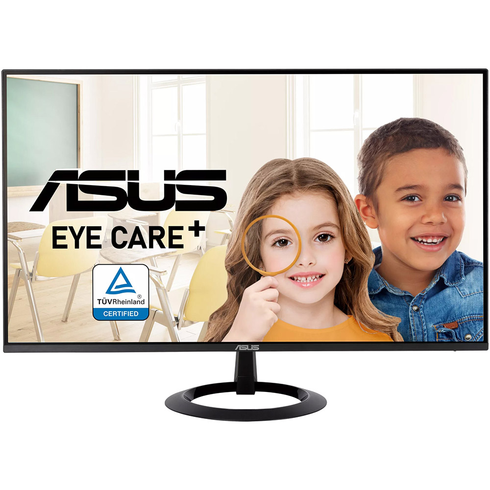 Monitor LED Asus VZ24EHF, 24 inch, Full HD, IPS, 100 Hz, Non-Glare, Eye Care+, HDMI, VESA