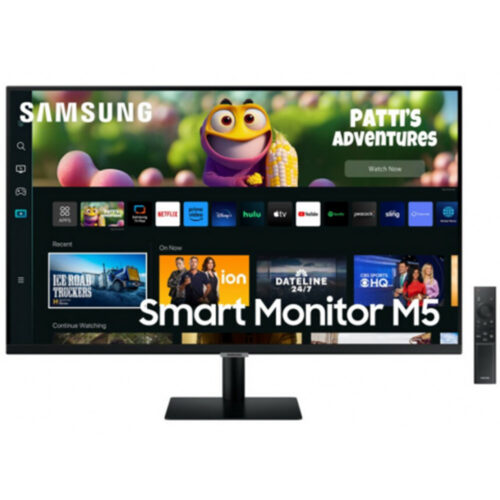 Monitor LED Samsung Smart M5 LS32CM500EUXEN, 32 inch, 4ms GTG, Negru