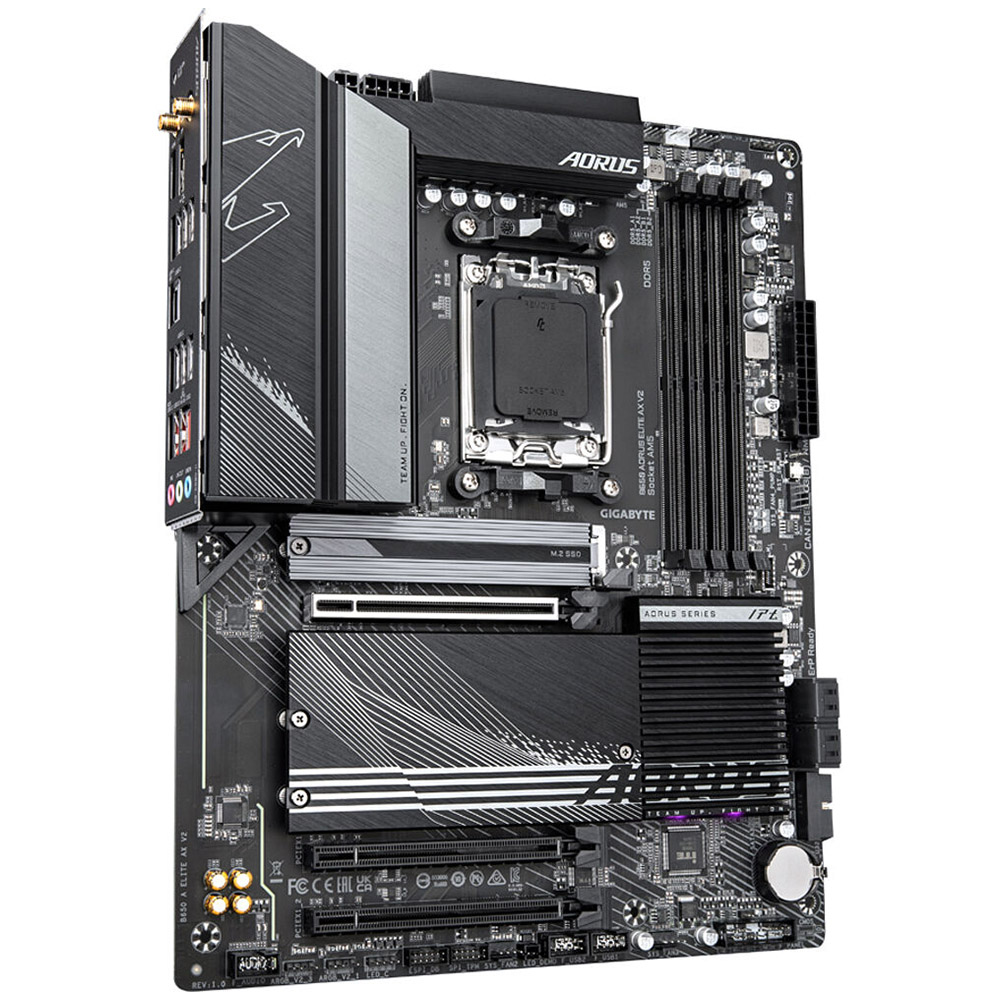 Placa de baza Gigabyte B650 AORUS ELITE AX V2, Socket AM5, 4 x DDR5, 3 x PCIE x16, 3 x M.2, 1 x DP 1 x HDMI, 4 x SATA 6GB/s, ATX