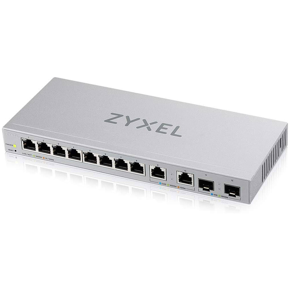 Switch ZyXEL XGS1210-12-ZZ0102F, Gigabit Smart, 10 x RJ-45, 2 x SFP+