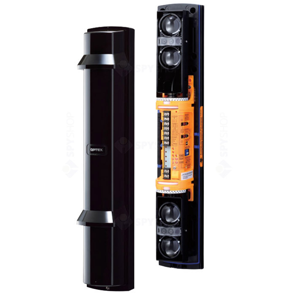 Bariera fotoelectrica Optex Smart Line SL-200QDP(C), 4 fascicule, 4 canale, 60 m
