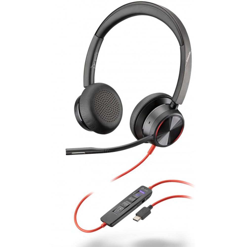 Casti PC cu microfon Poly BW 8225 Stereo, USB-C