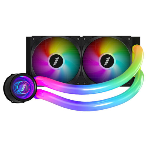 Cooler Procesor 1st Player MOTHRA MT 240 INFINITE SPACE ARGB, Compatibil AMD/Intel, Negru