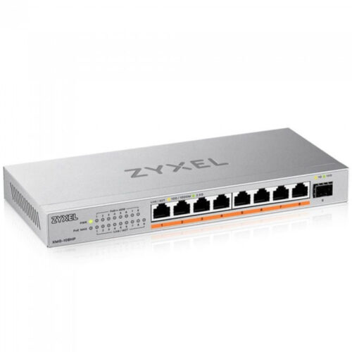 Switch Zyxel XMG105H, 8 porturi POE, 1 port SPF+