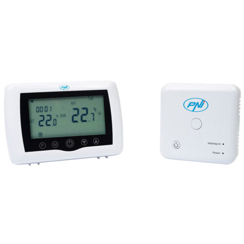 Termostat inteligent PNI CT36 PRO fara fir, Wi-Fi 2.4GHz, control prin Internet APP TuyaSmart, regim iarna-vara, pentru centrale termice