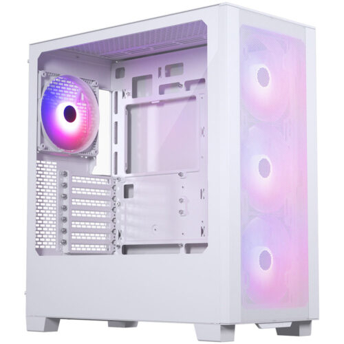 Carcasa PC Phanteks XT PRO ULTRA Mid Tower DRGB, maxim 10 ventilatoare suportate, 4 ventilatoare incluse, Alb
