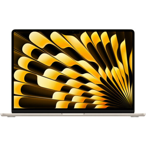 Laptop MacBook Air 15, Apple M2, 8 core CPU, 10 core GPU, 8GB RAM, 512GB SSD, Starlight, INT KB, MQKV3LL/A
