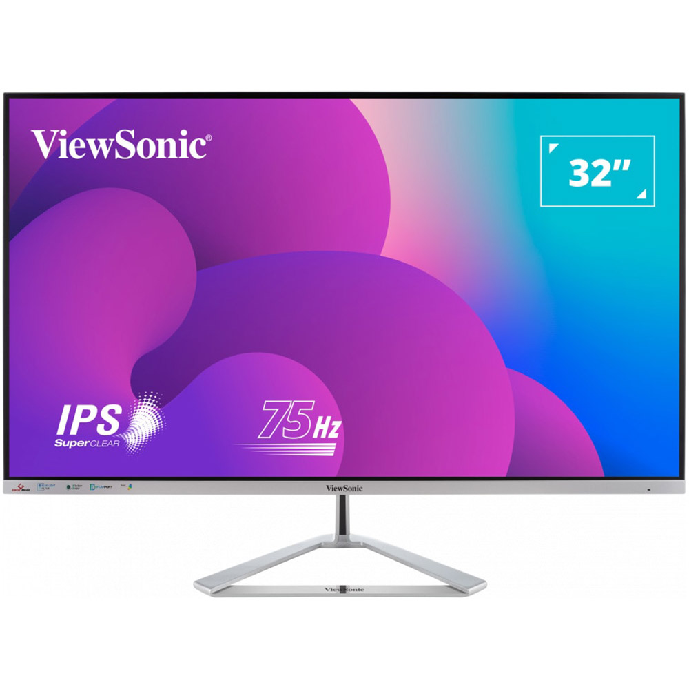 Monitor gaming LED IPS ViewSonic VX3276-MHD-3, 32 inch, Full HD, VGA, HDMI, Display Port, Negru
