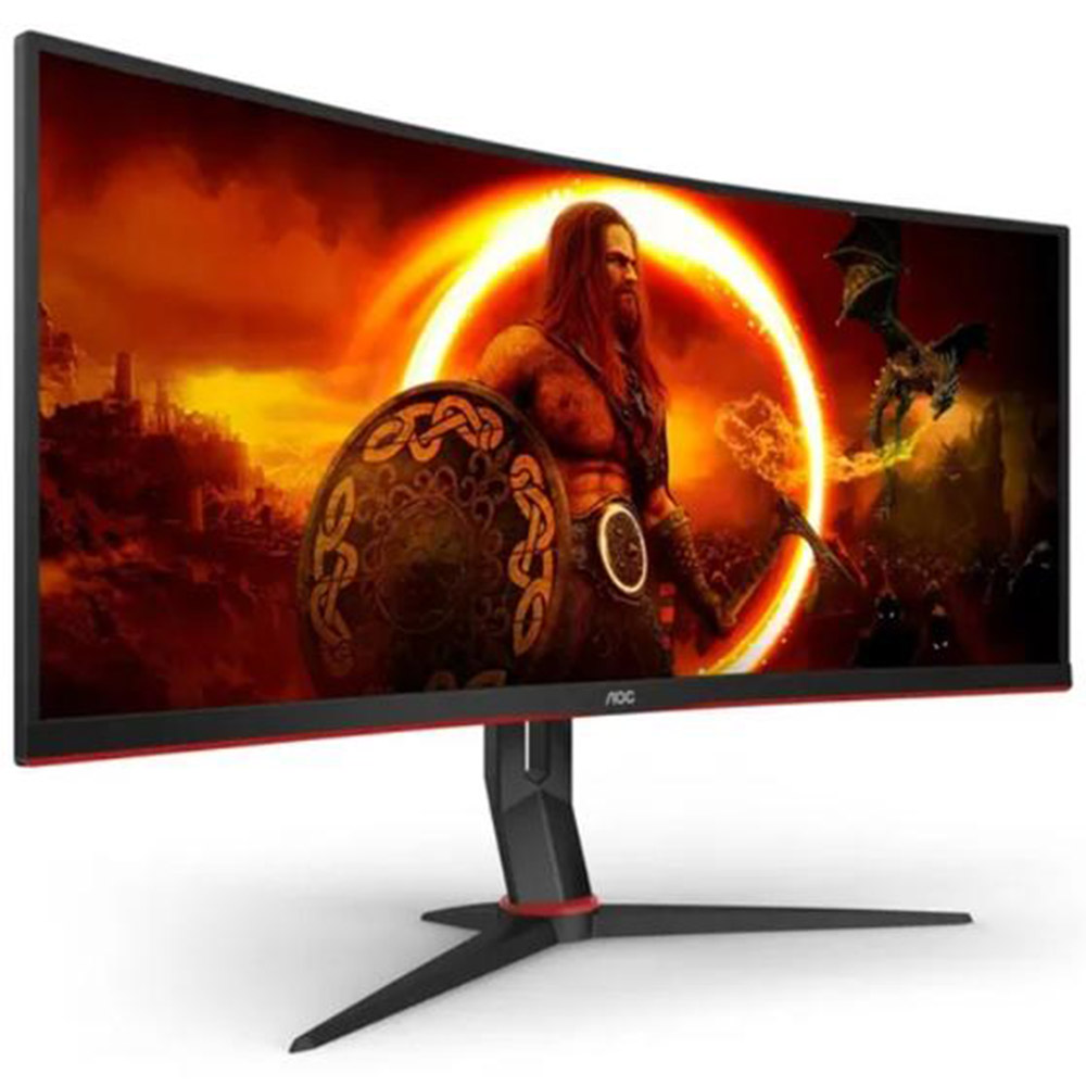 Monitor Gaming VA LED Curbat AOC CU34G2XP/BK, 34 inch, HDMI, DP, 180 Hz, 1 ms, Negru