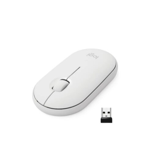 Mouse Wireless/Bluetooth Logitech Pebble M350 Alb