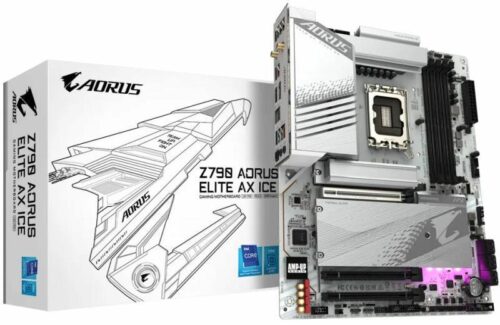 Placa de baza GIGABYTE Z790 AORUS ELITE AX ICE LGA1700 4x DDR5