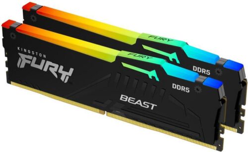 Memorie KINGSTON 64GB DDR5 6000MHz CL30 Dual Channel Kit FURY Beast RGB
