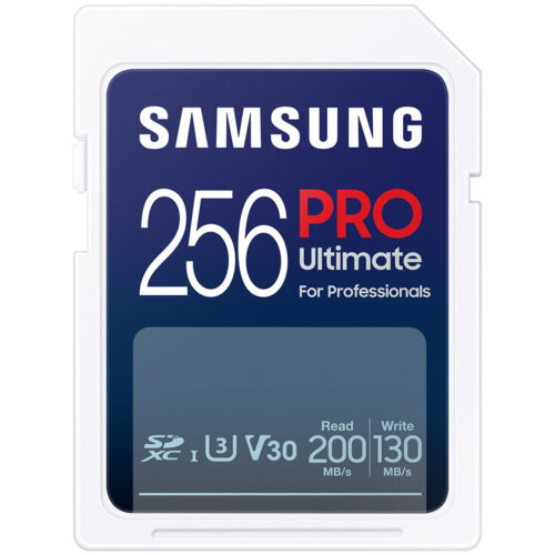 Card de memorie Samsung PRO Ultimate SDXC UHS-I, 256GB, MB-SY256S/WW