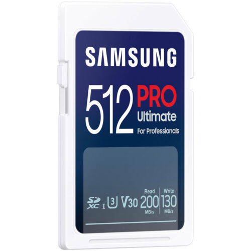 Card de memorie Samsung PRO Ultimate SDXC UHS-I, 512GB, MB-SY512S/WW