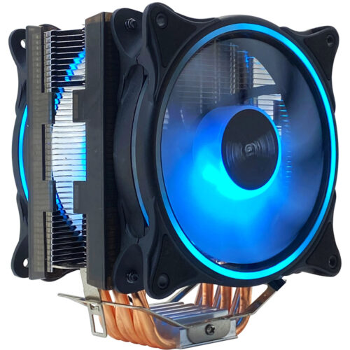Cooler Procesor Pro Gaming Osiris 395W Dual Fan, 6 pipe cupru, ARGB PWM, AURA SYNC, Compatibil Intel/AMD