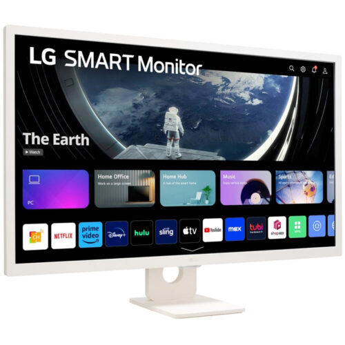 Monitor LED Smart LG 32SR50F-W, 32 inch, HDMI, Bluetooth, Alb