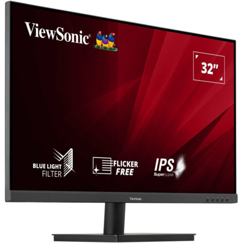 Monitor LED ViewSonic VA3209-2K-MHD, 31.5 inch, 75 Hz, 4 ms, HDMI, DP, Negru