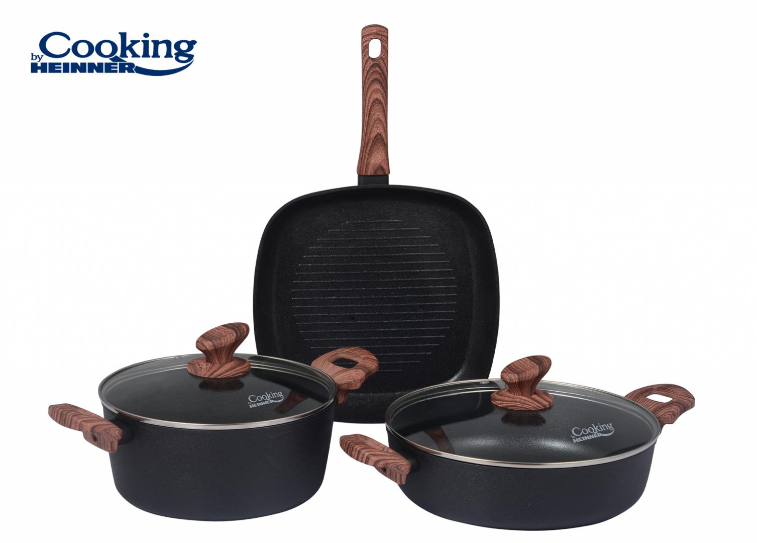SET GATIT 5 PIESE ALUMINIU FORJAT