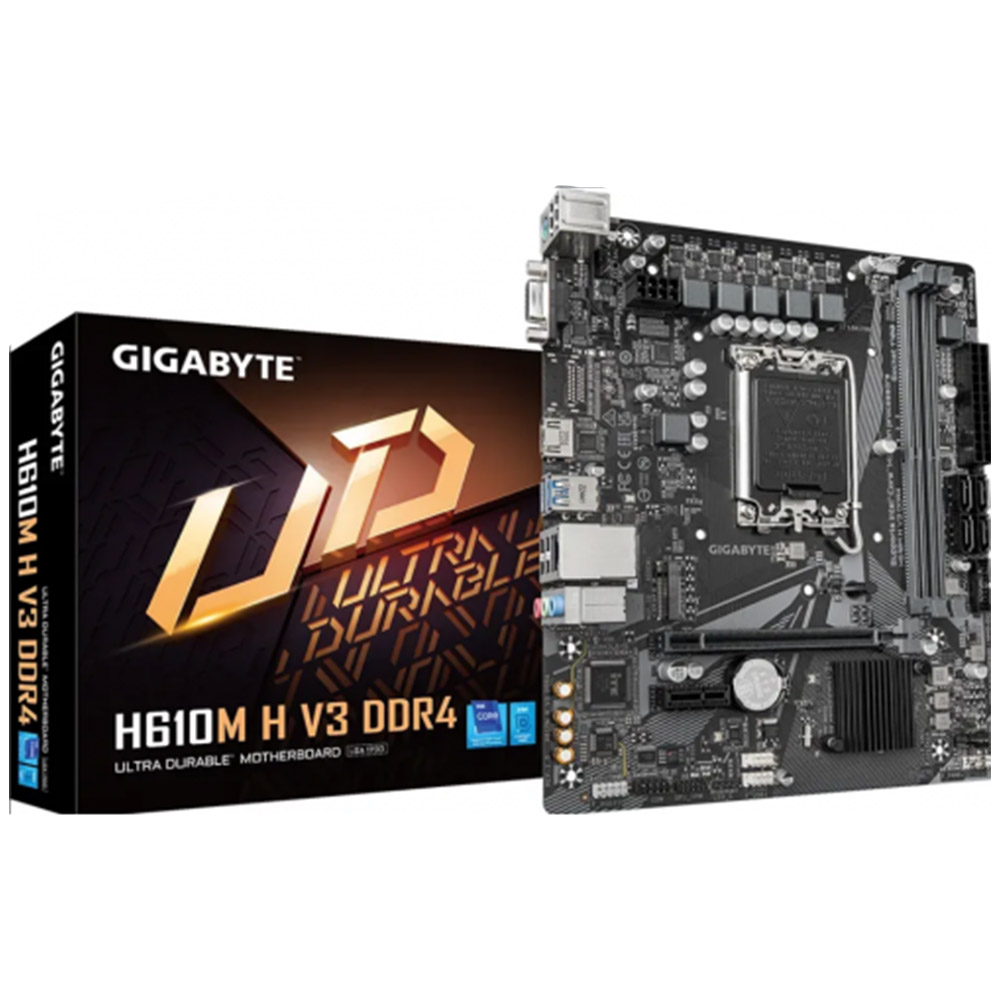 Placa de baza Gigabyte H610M H V3 DDR4, AMD H610, Socket 1700, mATX