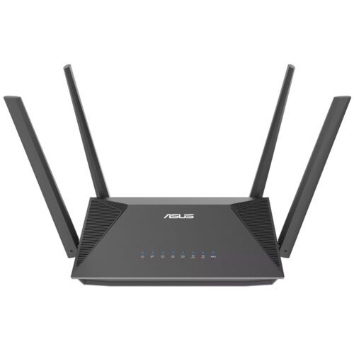 Router Asus RT-AX52, WiFi 6, 802.11a/b/g/ac/ax, Dual-band, Negru