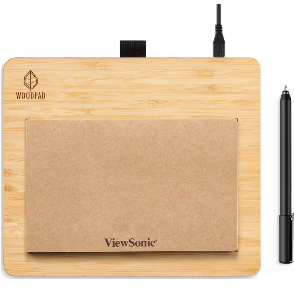 Tableta grafica ViewSonic WoodPad PF0730-I0, 7.5 inch, Compatibil cu Windows si MacOS
