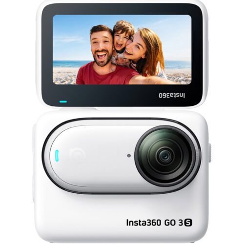 Camera video sport Insta360 GO3S, 4K, 128GB, Alb