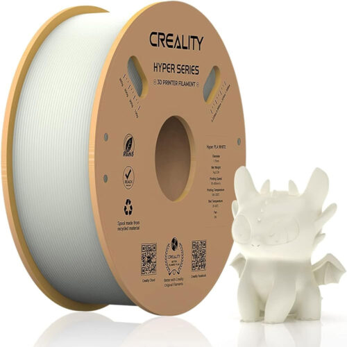 Filament Printer 3D Creality Hyper PLA, 1.75mm, 1 kg, Alb, HYPER-PLA WHITE