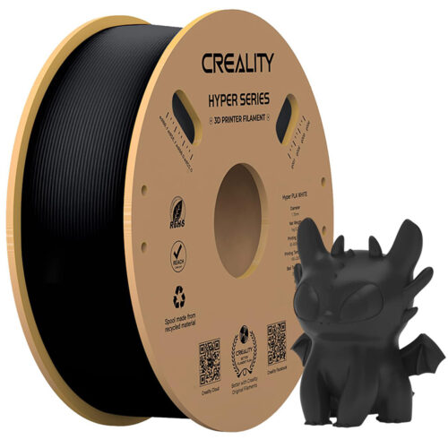 Filament Printer 3D Creality Hyper PLA, 1.75mm, Negru, HYPER-PLA BLACK