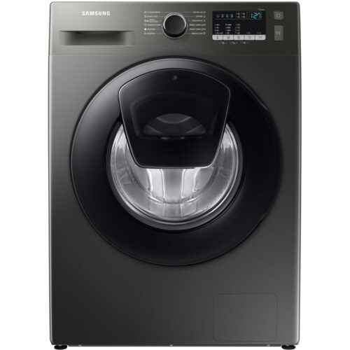 Masina de spalat rufe Samsung WW80T4540AX/LE, 8 kg, 1400 RPM, Clasa D, Add Wash, Steam, Drum Clean, Smart Check, Digital Inverter, Inox