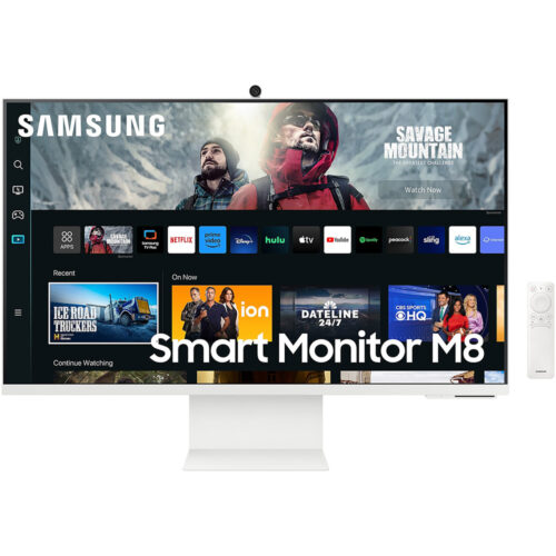 Monitor VA LED Samsung Smart M7 LS32DM702UUXDU, 32 inch, UHD, 60 Hz, 4 ms, HDR 10