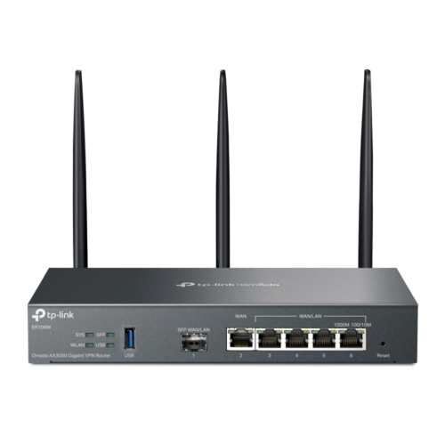 TP-Link Router VPN Wi-Fi 6 AX3000 Multi-WAN ER706W
