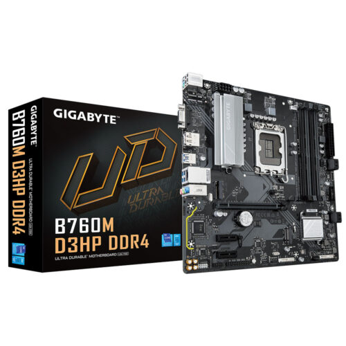 Placa de baza Gigabyte B760M D3HP LGA1700 4x DDR4, HDMI, PCIe, mATX, GbE LAN