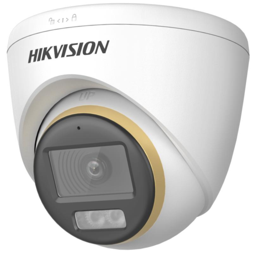Camera de supraveghere Turret 2MP ColorVu Dual-light Hikvision DS-2CE72DF3T-LFS(2.8MM)