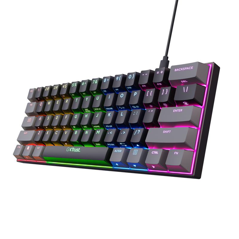 Tastatura mecanica cu fir Trust GXT 867 Acira