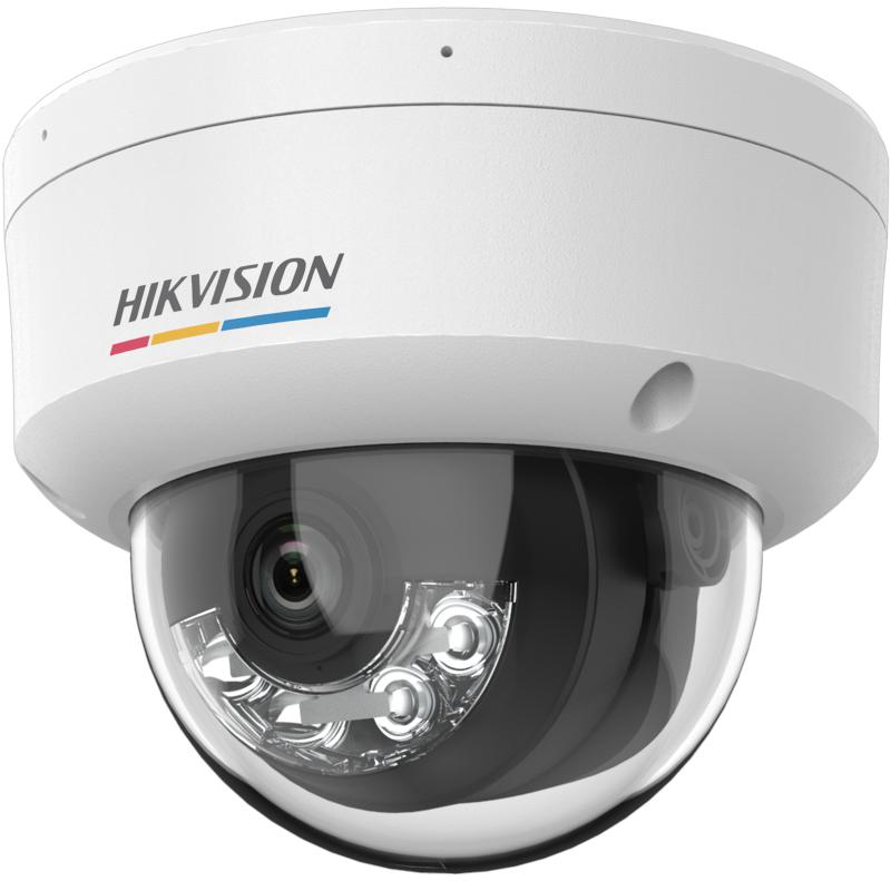 Camera de supraveghere IP Dome 2MP ColorVu with Smart Hybrid Light Hikvision DS-2CD1127G2H-LIU(4MM)