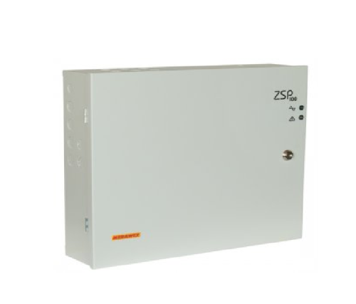 Sursa de alimentare pentru sisteme de detectie incendiu 24V/4A in cutie metalica Merawex ZSP100-4A-18
