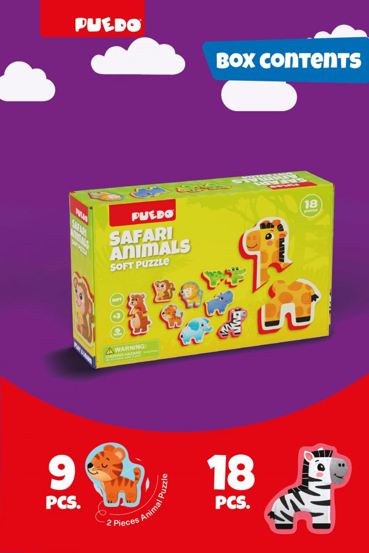 PUZZLE ANIMALELE DIN SAFARI