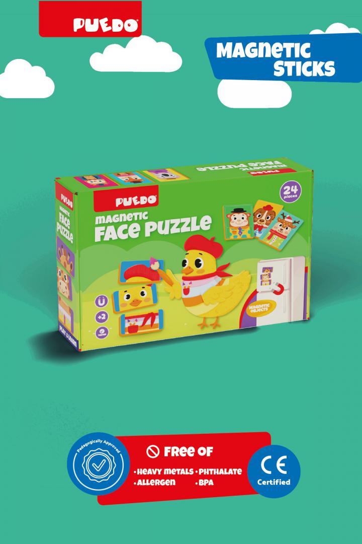 PUZZLE MAGNETIC CU FETE