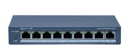 Switch 8 porturi POE Hikvision DS-3E1309P-EI(B)