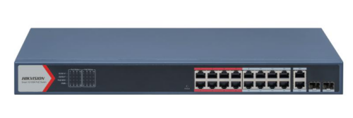 Switch 16 porturi POE Hikvision DS-3E1318P-EI(B)